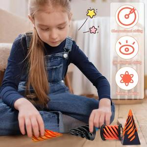 Exclusif spirale cône fidgettoy impossible desktopdeco souvenir mini 3d imprimé soulagement du stress jouet de bureau cadeau unique fournisseur en vrac - Product Image 3