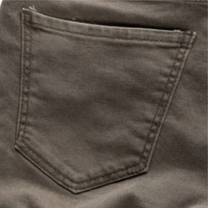 Nouveau marron hommes 100% coton Denim écologique décontracté robuste taille moyenne coupe décontractée Style vieilli broderie Shorts - Product Image 5