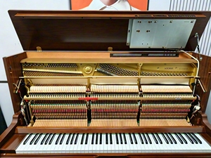 Piano droit professionnel Yamaha MX303R de luxe, brun, d'occasion, à bon prix, 88 touches, piano automatique à lecture autonome - Product Image 5