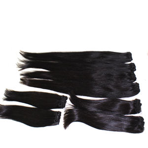 High Quality Natural bone straight human hair, human hair <b>crotchet</b> Hair Bundle Loose Deep Wave Yaki Bulk Hair - Product Image 1