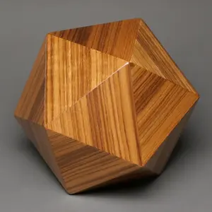 High quality Unique Wood Cremation Urn for a Small Human or Pet made in Viet Nam
