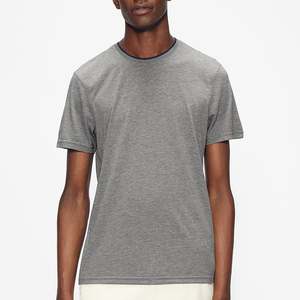 Camisetas en blanco con logotipo personalizado de 100% algodón de calidad superior para hombre, camisetas normales de autocultivo con cuello redondo para hombre - Product Image 3