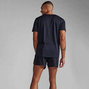 Venta caliente de entrenamiento personalizado Camisetas para hombres Ropa deportiva negra Algodón Poliéster Worest Tela Camisetas para hombres - Product Image 5