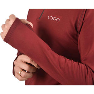 Haut de sport d'équitation pour hommes de haute qualité avec demi-fermeture à glissière et manches longues chemise de spectacle équestre utilisation en plein air fabricant indien - Product Image 5