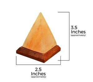 Lampe au sel rose naturel de l'Himalaya Sculpté à la main Lampes au sel en cristal Base en bois Lampe au sel USB - Product Image 5