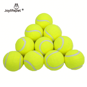 Duurzaam tennisbal hondenspeelgoed met kern van natuurlijk rubber & vilten hoes |   Kauwbestendig, OEM aanpasbaar - Product Image 1