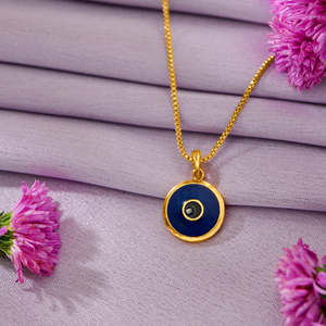 จี้ทองรูปตาปีศาจสำหรับผู้หญิง - เครื่องประดับเสริมเสน่ห์ - Product Image 1