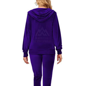 Winter Wear Latest Design <b>Plus</b> <b>Size</b> Women <b>Velour</b> <b>Tracksuit</b> Wholesale Comfortable <b>Tracksuit</b> For Women - Product Image 5