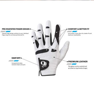 Gants de golf personnalisables personnalisés pour hommes emballage personnalisé mains acceptables gant de golf personnalisé sensation classique - Product Image 2