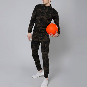 Best Material <b>Zip</b> <b>Hooded</b> Tracksuit for Men Breathable Camouflage Set in Pakistan Style Customizable Solid Pattern for Winter - Product Image 6