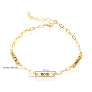 เสน่ห์การออกแบบสามธรรมดาพร้อมสร้อยข้อมือเสน่ห์เงินหมึกสีดําขายส่งเครื่องประดับเงินแท้ 925 ตุรกี - Product Image 2