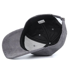 Gorra de béisbol de algodón de 5 paneles personalizada al por mayor con ala curva impermeable e impresión de logotipo para deportes y actividades al aire libre - Product Image 5