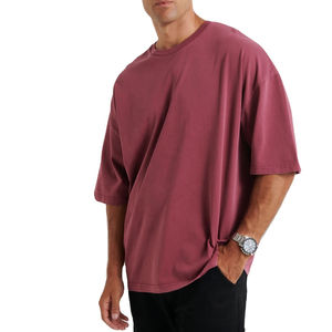 100% algodón manga corta de talla grande Vintage gráfico Ringer camiseta personalizada impresa Hip Hop Streetwear para hombres Oversize DTG camiseta - Product Image 1