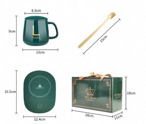 Wholesale Customized 55 Degree Thermostatic <b>Ceramic</b> Mug Cup Set Festival Gift Idea With Box for Coffee Lovers - Product Image 4