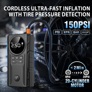 Arrancador de Coches con Compresor de Aire y Pantalla LED Digital 4000A 150PSI Portátil (9.0 Gasolina/8.0L Diésel) Hecho en China - Product Image 4