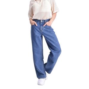 กางเกงยีนส์สีดำวินเทจคุณภาพพรีเมียมทรงหลวมขากว้างสำหรับผู้ชาย สไตล์ลำลอง ซักล้างแล้ว เหมาะสำหรับฤดูหนาวและฤดูใบไม้ร่วง สวมใส่ได้ทั้งในเมืองและนอกเมือง - Product Image 2