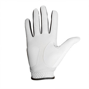 Gants de golf KATBROS INDUSTRY en cuir véritable blanc avec design rouge éclaboussant, main droite, antidérapants, fermeture auto-agrippante, unisexe, pour usage sportif - Product Image 6