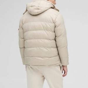 Veste d'hiver matelassée pour homme OEM, imperméable, à capuche, pour voyage, rembourrage matelassé, grande taille, veste matelassée, vêtements d'extérieur - Product Image 6