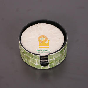 Posavasos de ratán redondo personalizable, placa de cargador, suministros de decoración del hogar, alfombrillas y almohadillas de diseño de pera en stock - Product Image 2