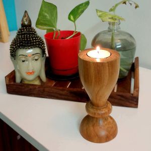 2024 soporte de luz de té de estilo farol de madera más vendido decoración del hogar soporte de vela y tarro producto de tendencia - Product Image 4