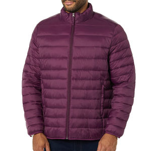 Vestes d'hiver pour hommes en gros, vestes matelassées, vêtements d'extérieur, fermeture éclair, automne, duvet, vestes matelassées pour hommes, haute qualité, noir teinté - Product Image 1