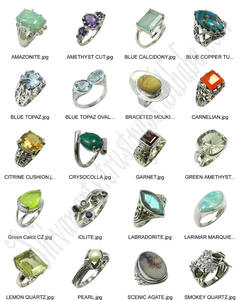 แหวนพลอยบุษราคัมสีฟ้าธรรมชาติดีไซน์ประณีตทำด้วยมือ925เครื่องประดับเงินสเตอร์ลิงแหวนเวอร์เมียลนิรันดร์ - Product Image 3