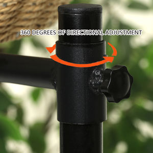 Cama para Gatos para Escritorio con Cojines Suaves y Gruesos, Rotación y Altura Ajustable - Para Gatos de hasta 20 kg (Gris) - Product Image 4