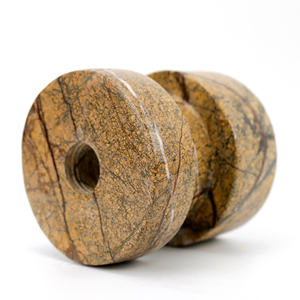 High Quality Organic Marble <b>Pillar</b> <b>Candle</b> Holder for Home Wedding or Party Decor Handmade Christmas Stone <b>Candle</b> Stand - Product Image 5