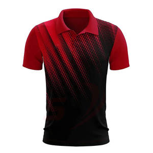 Ropa Deportiva 100% poliéster para hombre, Camiseta con estampado personalizado, Polo de sublimación completa, venta al por mayor - Product Image 1