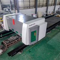 Nueva Máquina de Corte Láser de Fibra de Alta Resistencia Serie GS-HD con Enfriamiento por Agua para Chapa Metálica CNC 12kW-20kW de Alta Precisión