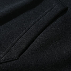 Sweat-shirt uni pour hommes, col ras du cou, épaules tombantes, grandes tailles, sweat à capuche à manches longues, hauts surdimensionnés, coton biologique OEM pour hommes - Product Image 6