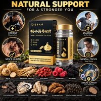 Capsules énergisantes Qidan pour hommes, Maca, Ginseng, amélioration de la libido, soutien de l'endurance, complément alimentaire à base de plantes pour hommes, extrait de plantes