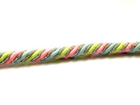 Cordon tressé métallique scintillant Kushang Textile, imperméable, écologique, 3 brins torsadés, diamètre 3 mm, 18 mètres, pour lacets de chaussures et sacs