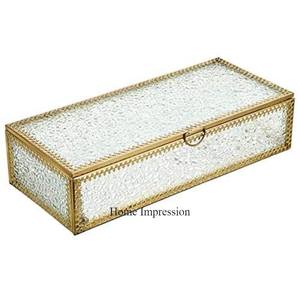 กล่องใส่การ์ดของขวัญแต่งงานอะคริลิคใสดีไซน์เนอร์ศิลปะสมัยใหม่ทำจากทองเหลืองมาตรฐานสูง - Product Image 6