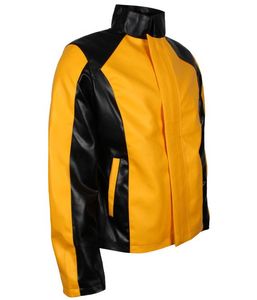 Chaqueta de motorista de cuero real transpirable con cremallera para hombre con forro negro acolchado y bolsillos interiores exteriores OEM al por mayor 2024 - Product Image 6