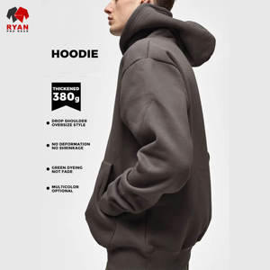 Sweat à capuche personnalisé pour homme, tissu respirant anti-rides avec logo personnalisé, service ODM - Product Image 2