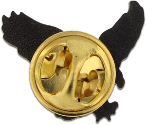 Broches d'épaule vintage en bronze antique, motif aigle, badges métalliques patriotiques, oiseau de la liberté, vente en gros, broche rétro en forme d'aigle en vol pour veste et chapeau - Product Image 3