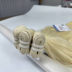 Extensions de cheveux naturels blonds ondulés en gros, 100% cheveux humains, haute qualité, produit chaud, sans nœuds, haute visibilité - Product Image 1