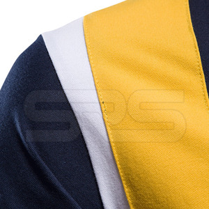 Polos de último diseño Polos de ropa informal Polos de color personalizados con logotipo personalizado - Product Image 3
