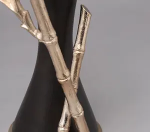 Portavelas de Metal con forma de cuerno de aluminio para sala de estar, mesa de Navidad, decoración decorativa para el hogar, mesa decorativa - Product Image 5