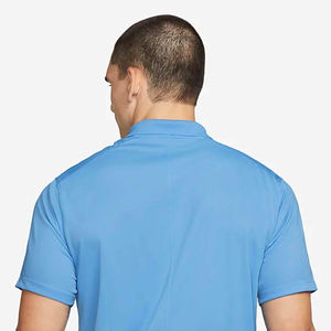 Hombre Golf para camisas 100% algodón sólido antiarrugas ajuste relajado con bolsillo colores personalizados rendimiento - Product Image 6