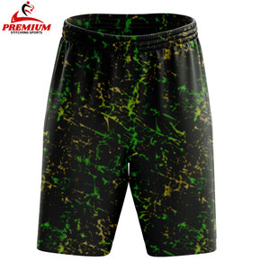 Men Casual Sports Short with Reflective Stripes Pattern Hidden Zipper Pocket Custom Fully Sublimation Printed Short Pants - Product Image 5