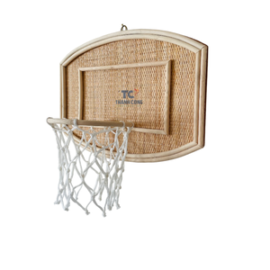 Nuevo diseño hecho a mano pequeño ratán baloncesto aro ratán niños habitación juguetes niños muebles - Product Image 5
