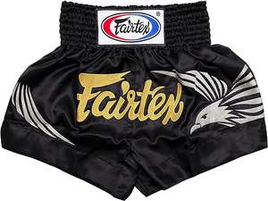 Pantalones Cortos Profesionales de Muay Thai, Pantalones Cortos de Kickboxing de Satén de Alta Calidad para Práctica y Entrenamiento en Gimnasio - Product Image 4