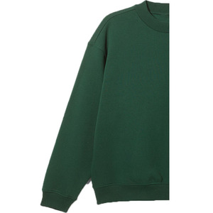 เสื้อสเวตเชิ้ตผู้ชายพรีเมียม ผ้าฝ้ายฟลีซถัก 100% คอกลม ทรงพูลโอเวอร์ สีพื้น เป็นมิตรกับสิ่งแวดล้อม ระบายอากาศได้ดี ด้านหน้ามีลายพิมพ์นูน - Product Image 6