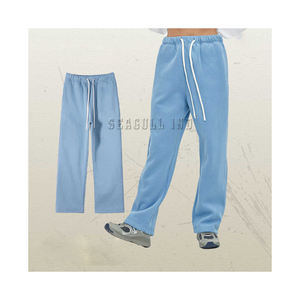 Unisex Athletic Jogger <b>Fleece</b> Sweatpants Sherpa <b>Lined</b> Winter Pant Elastic Waist Quick Dry Home Comfortable XL Size Knee Canvas - Product Image 3