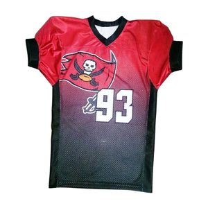 Sublimación Camisetas de fútbol americano Uniforme de equipo personalizado Camisas de rendimiento transpirables ligeras para hombres Mujeres Jóvenes - Product Image 6