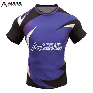 Stylish Men Rugby Uniform Custom Colors Available Short Sleeve Jersey And Shorts Perfect Fit For Team Training Competitions - Product Image 2