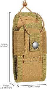 Molle bolsa de cintura soporte de Radio bolsillo interfono funda de transporte accesorios de Radio - Product Image 3