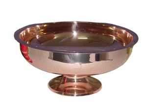 Saladier de créateur en acier inoxydable Design tendance à la mode nouveau Design personnalisé avec finition en cuivre - Product Image 6